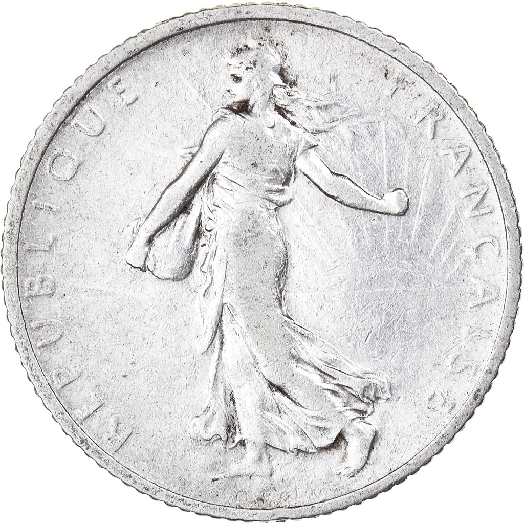 Coin, France, Semeuse, Franc, 1904, Paris, VF(30-35), Silver, KM:844.1