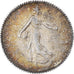 Coin, France, Semeuse, Franc, 1909, Paris, AU(50-53), Silver, KM:844.1