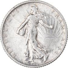 Coin, France, Semeuse, Franc, 1912, Paris, EF(40-45), Silver, KM:844.1