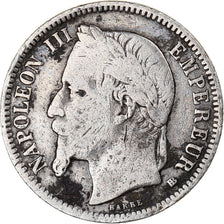 Coin, France, Napoleon III, Franc, 1868, Strasbourg, F(12-15), Silver, KM:806.2