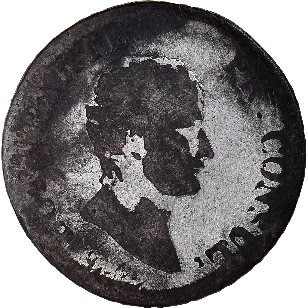 Munten, Frankrijk, Napoléon I, 1/4 Franc, An 12, Paris, ZG+, Zilver, KM:653.1