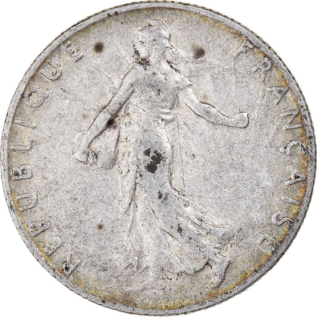 Monnaie, France, Semeuse, 50 Centimes, 1911, Paris, TTB, Argent, Gadoury:420