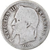 Munten, Frankrijk, Napoleon III, 50 Centimes, 1867, Strasbourg, ZG+, Zilver