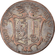 Coin, SWISS CANTONS, GENEVA, 10 Centimes, 1847, Bern, EF(40-45), Billon, KM:134