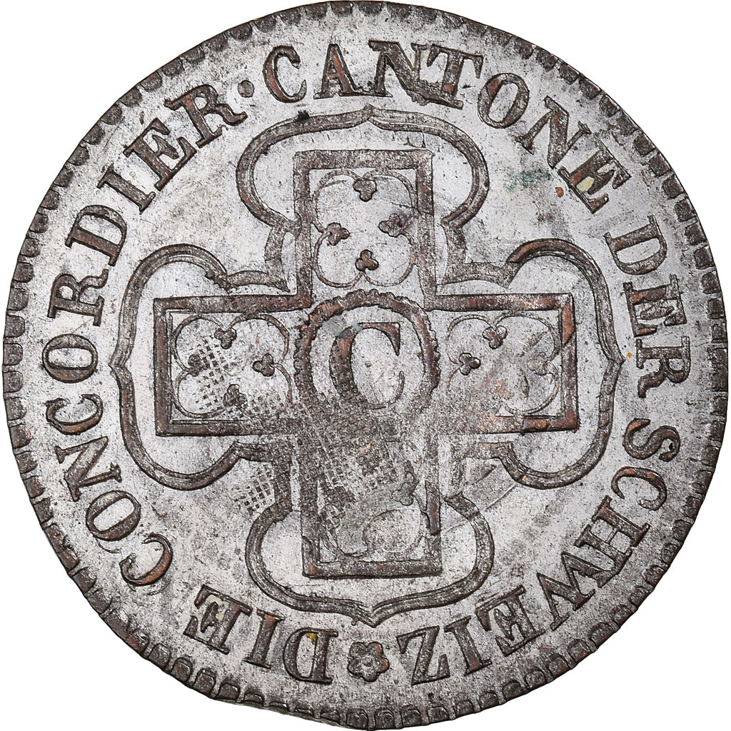 Monnaie, Cantons Suisses, FREIBURG, Batzen, 1829, SUP, Billon, KM:85