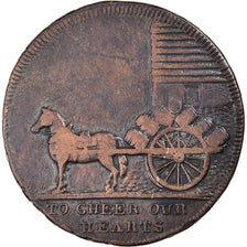 Coin, Great Britain, Kent, Halfpenny Token, 1796, Tenterden, VF(30-35), Copper
