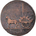 Coin, Great Britain, Kent, Halfpenny Token, 1796, Tenterden, VF(30-35), Copper