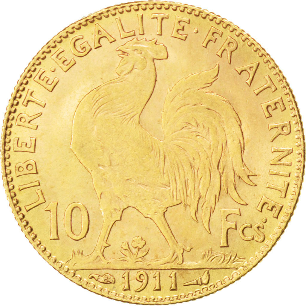 Francia, Marianne, 10 Francs, 1911, Paris, SPL-, Oro, KM:846, Gadoury:1017