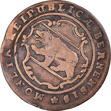 Coin, SWISS CANTONS, BERN, 1/2 Batzen, 1794, Bern, VF(30-35), Billon, KM:91