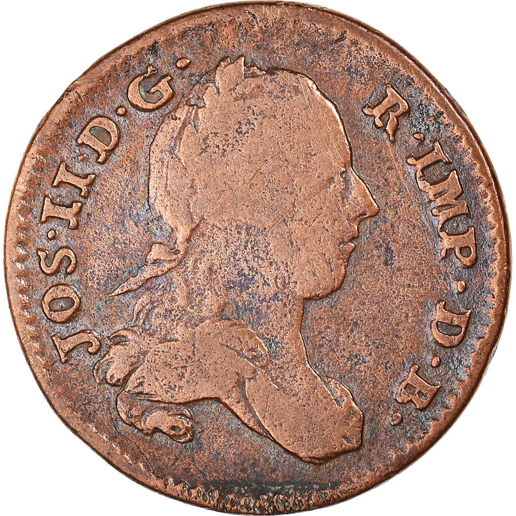 Coin, AUSTRIAN NETHERLANDS, Joseph II, Liard, Oord, 1788, Brussels, VF(20-25)