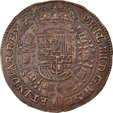 Paesi Bassi Spagnoli, ficha, Spanish Netherlands, Philippe IV, 1648, SPL-, Rame