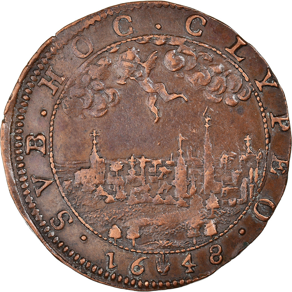 Spanish Netherlands, Token, Spanish Netherlands, Philippe IV, 1648, AU(55-58)