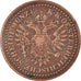 Moneta, Austria, Franz Joseph I, 3 Kreuzer, 1851, Kremnitz, EF(40-45), Miedź