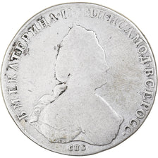 Monnaie, Russie, Catherine II, Rouble, 1786, Saint-Petersburg, TB, Argent