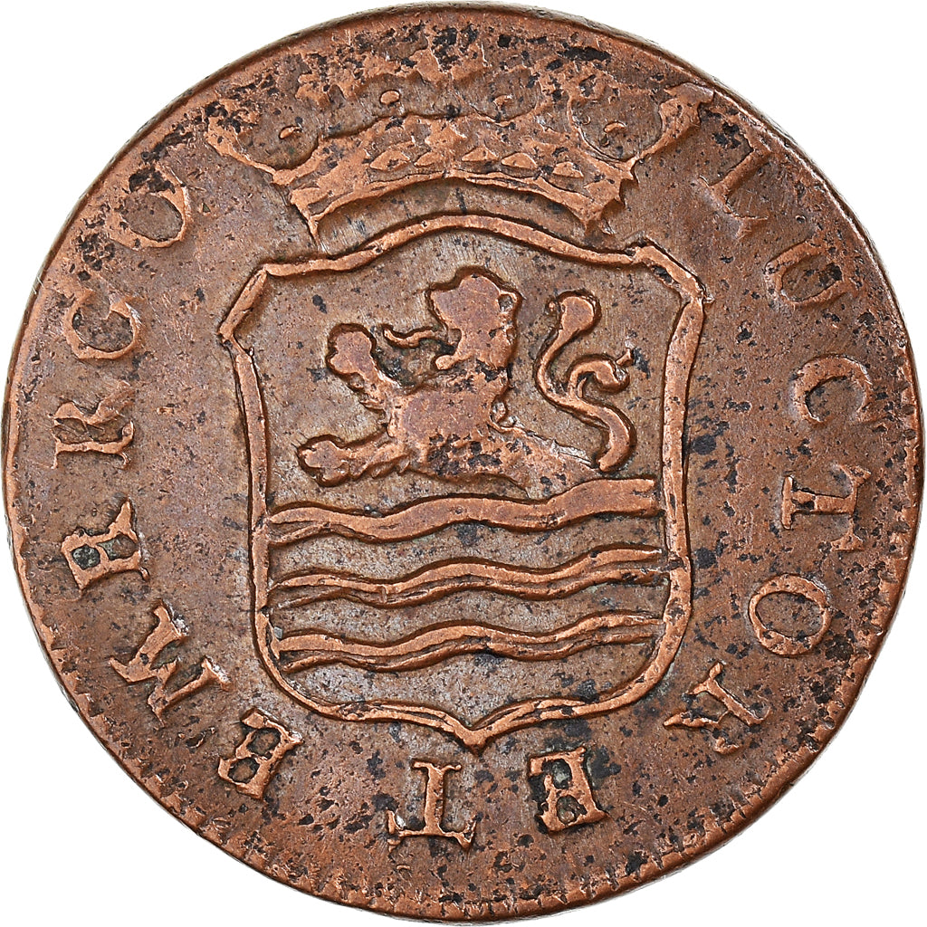 Coin, Netherlands, Duit, 1797, Utrecht, EF(40-45), Copper, KM:5