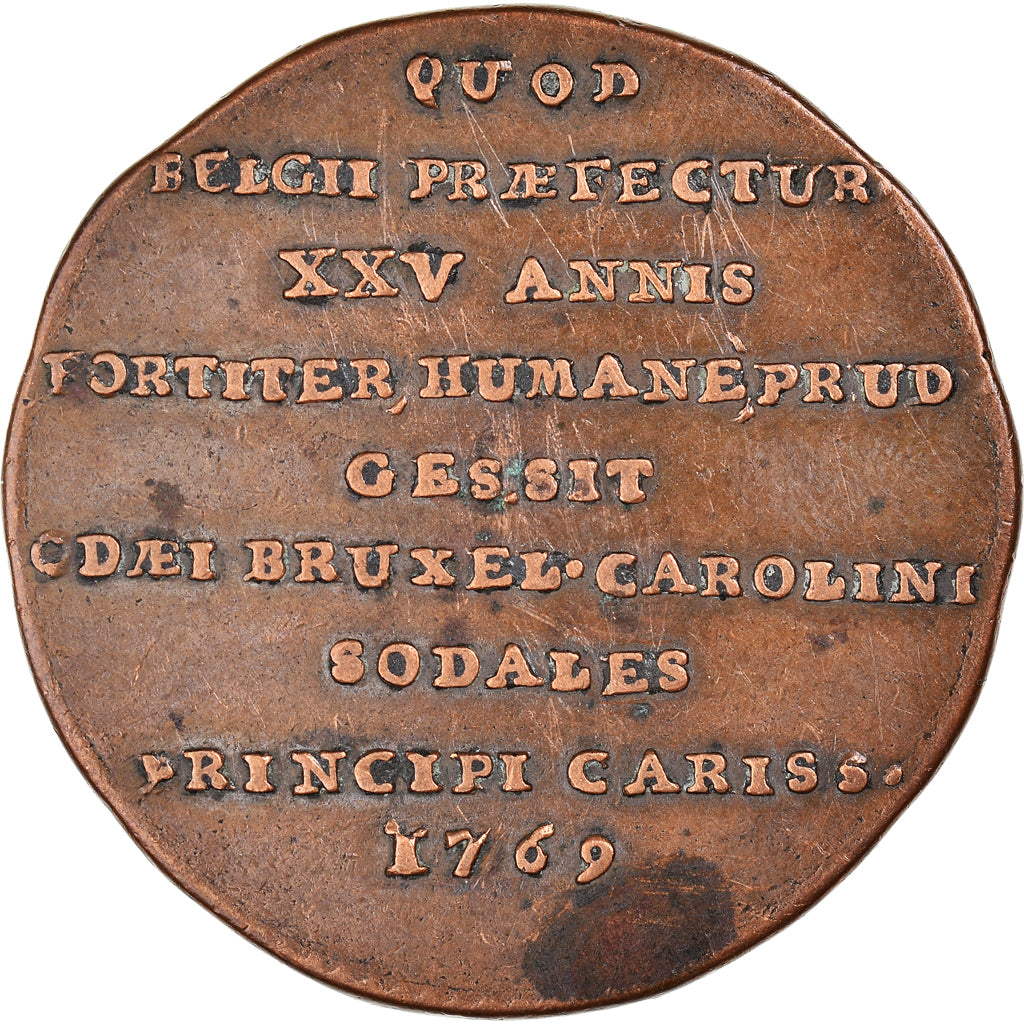 Nederland, Token, Austrian Netherlands, Charles-Alexandre de Lorraine, 1769