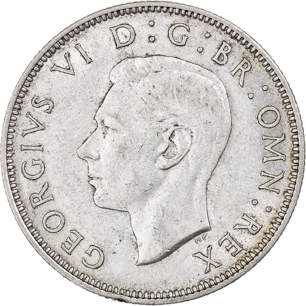 Monnaie, Grande-Bretagne, George VI, Florin, Two Shillings, 1946, TTB+, Argent