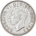 Monnaie, Grande-Bretagne, George VI, Florin, Two Shillings, 1946, TTB+, Argent