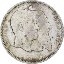 Coin, Belgium, Leopold II, Franc, 1880, VF(30-35), Silver, KM:38