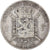 Monnaie, Belgique, Leopold II, Franc, 1887, B+, Argent, KM:29.2