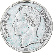 Coin, Venezuela, Bolivar, 1954, Philadelphia, EF(40-45), Silver, KM:37