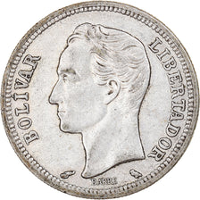 Coin, Venezuela, Bolivar, 1960, AU(50-53), Silver, KM:37a