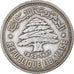 Coin, Lebanon, 50 Piastres, 1952, Utrecht, EF(40-45), Silver, KM:17