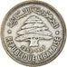 Coin, Lebanon, 50 Piastres, 1952, Utrecht, EF(40-45), Silver, KM:17