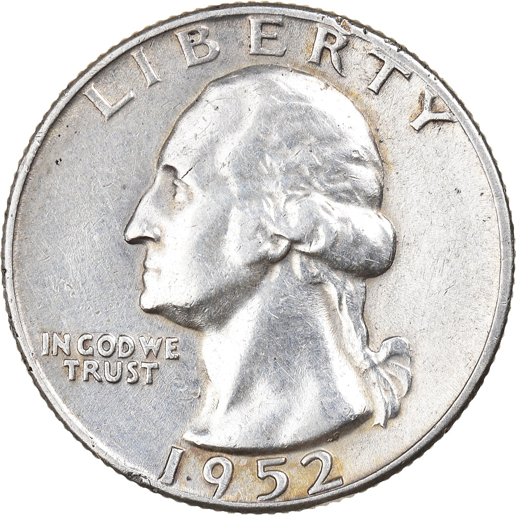 Moneta, Stati Uniti, Washington Quarter, Quarter, 1952, U.S. Mint, Philadelphia