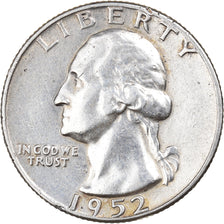 Moneta, Stati Uniti, Washington Quarter, Quarter, 1952, U.S. Mint, Philadelphia
