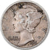 Coin, United States, Mercury Dime, Dime, 1916, U.S. Mint, Philadelphia