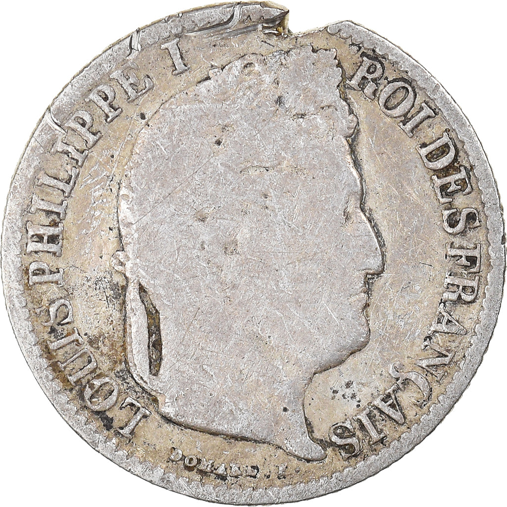 Munten, Frankrijk, Louis-Philippe, 1/2 Franc, 1842, Lille, ZG, Zilver