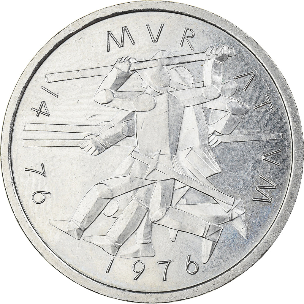 Monnaie, Suisse, Bataille de Morat, 5 Francs, 1976, SUP+, Cupro-nickel