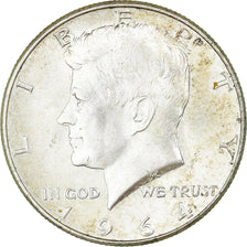 Coin, United States, Kennedy Half Dollar, Half Dollar, 1964, U.S. Mint
