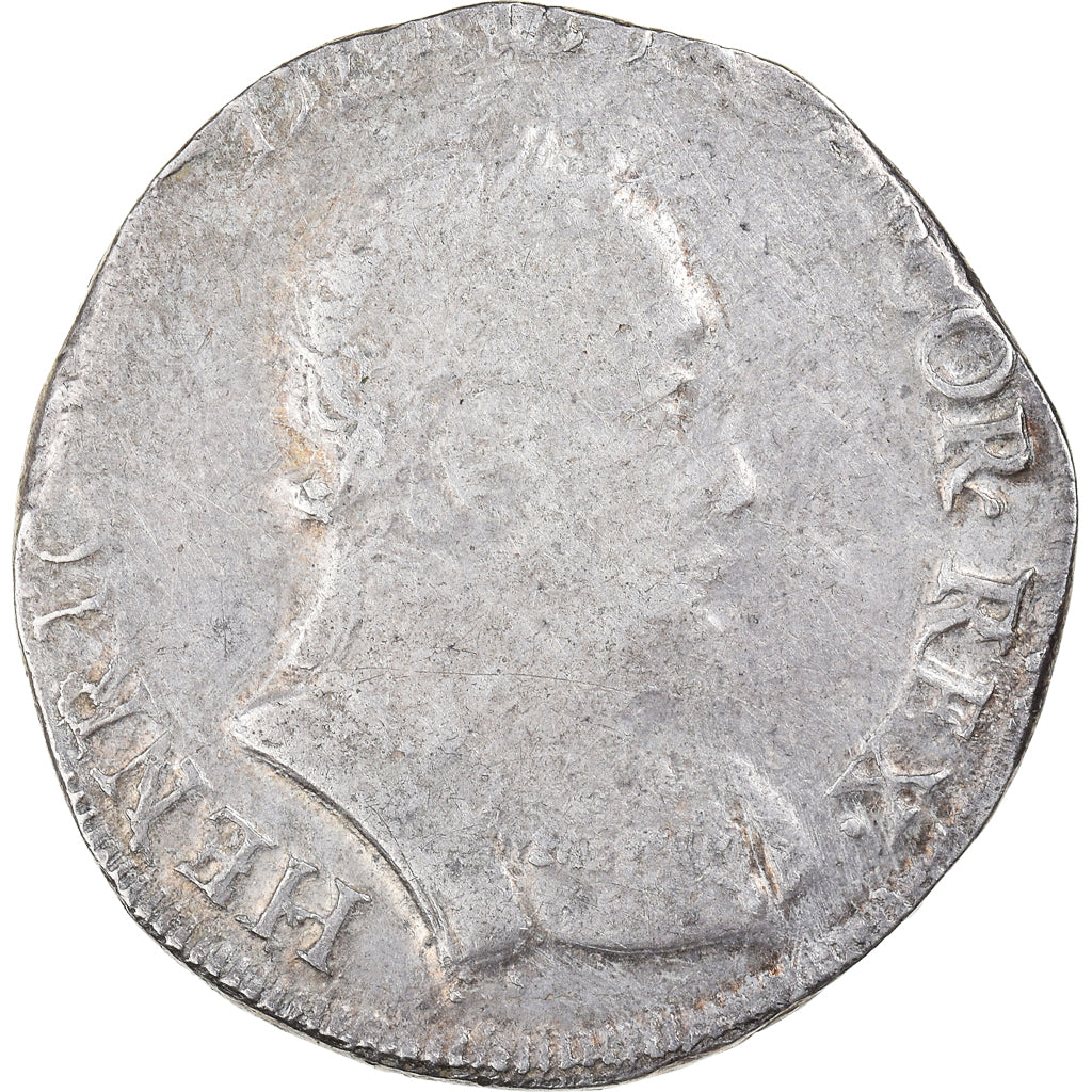Moneta, Francia, Charles IX, Teston, 1561, Nantes, MB+, Argento, Sombart:4558