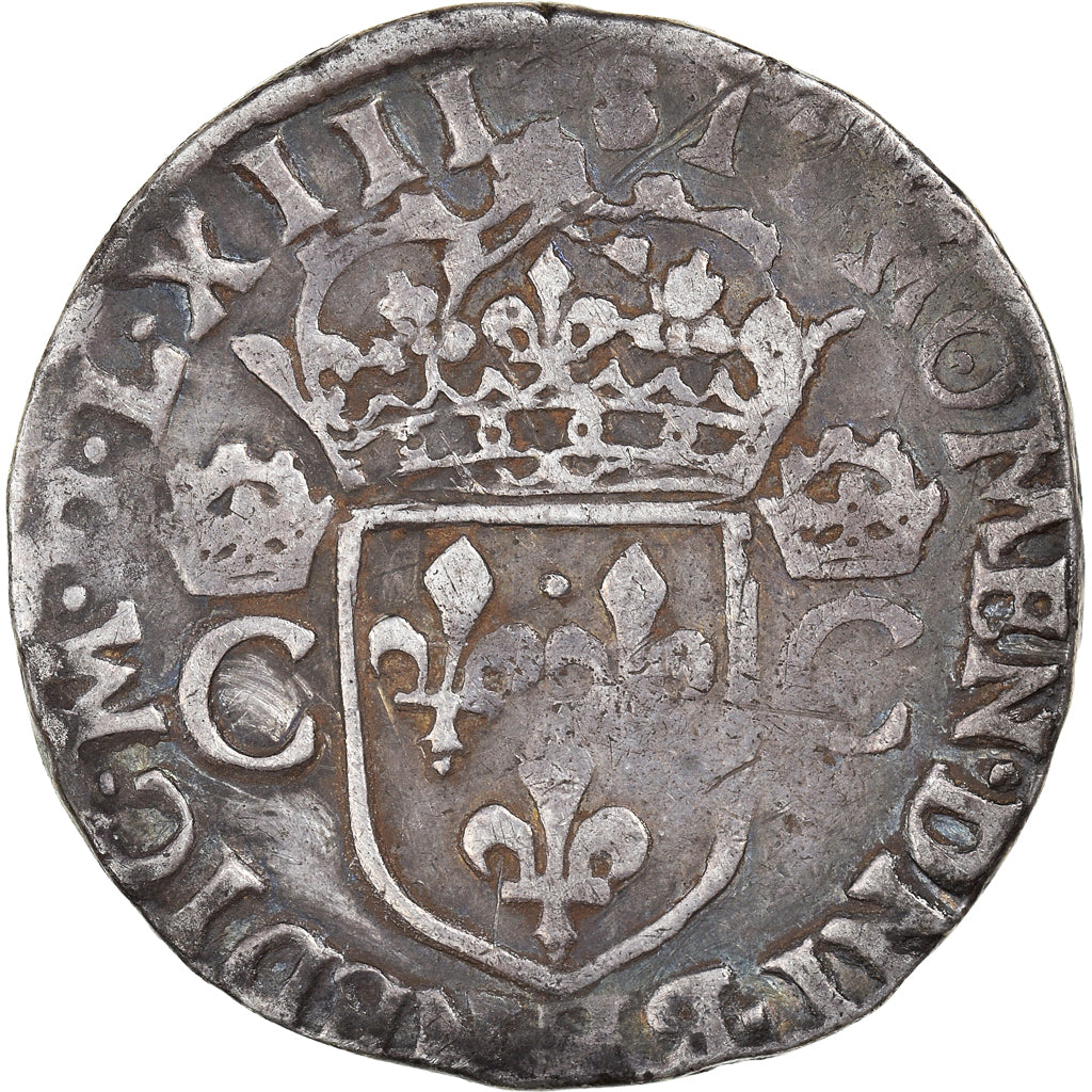 Monnaie, France, Charles IX, Teston, 1563, Rennes, TB+, Argent, Sombart:4618