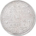 Moneda, Nepal, SHAH DYNASTY, Tribhuvana Bir Bikram, Rupee, 1932, MBC+, Plata
