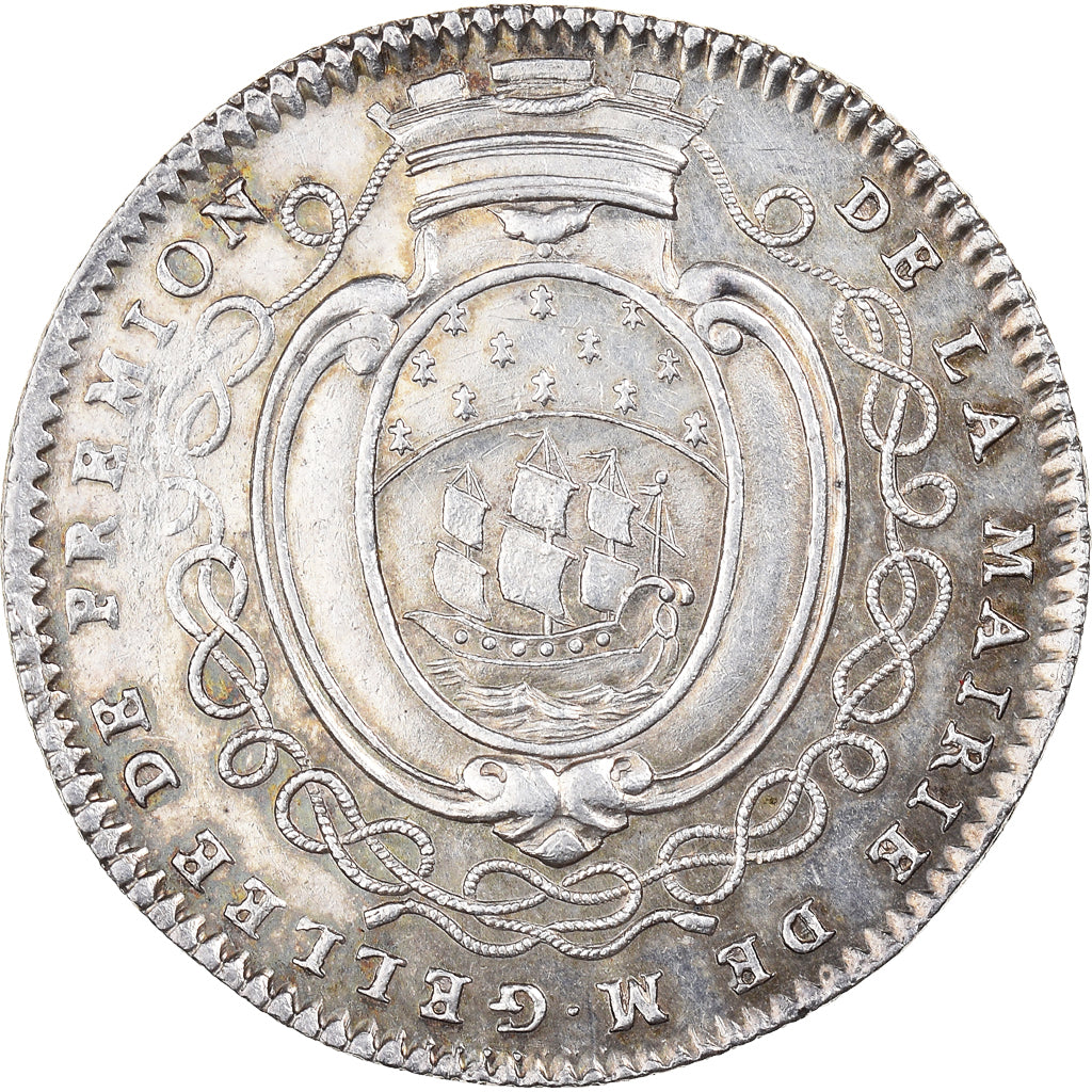 France, Jeton, Louis XV, Echevins et Maires de Nantes, J.B Gellée de Prémion