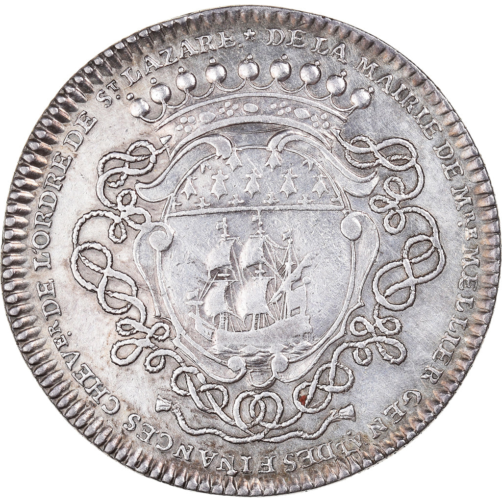 Frankrijk, Token, Louis XV, Maires de Nantes, Gérard MELLIER, History, 1721