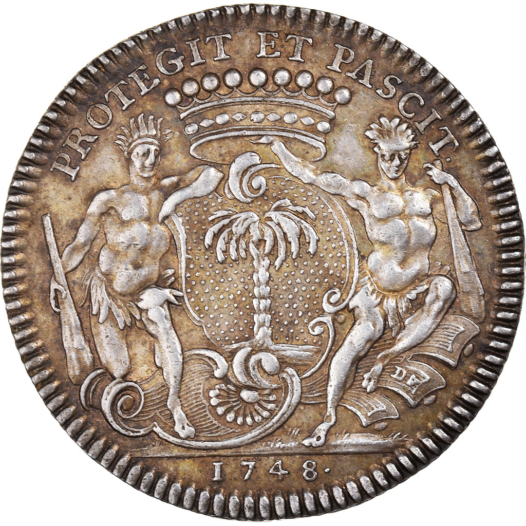 Frankrijk, Token, Louis XV, Maires de Nantes, Mathurin Bellabre, History, 1748