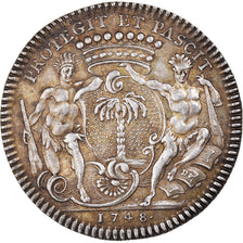 Frankrijk, Token, Louis XV, Maires de Nantes, Mathurin Bellabre, History, 1748