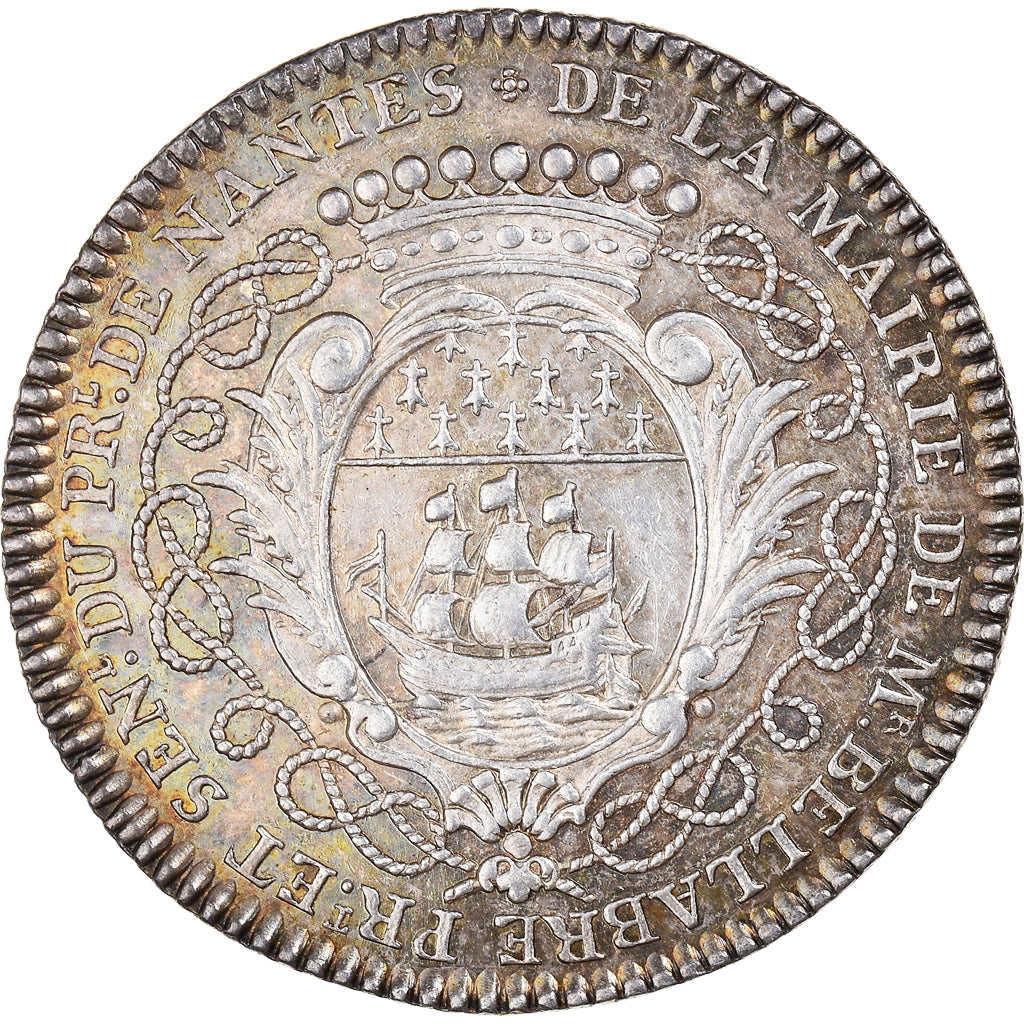 Frankrijk, Token, Louis XV, Maires de Nantes, Mathurin Bellabre, History, 1748