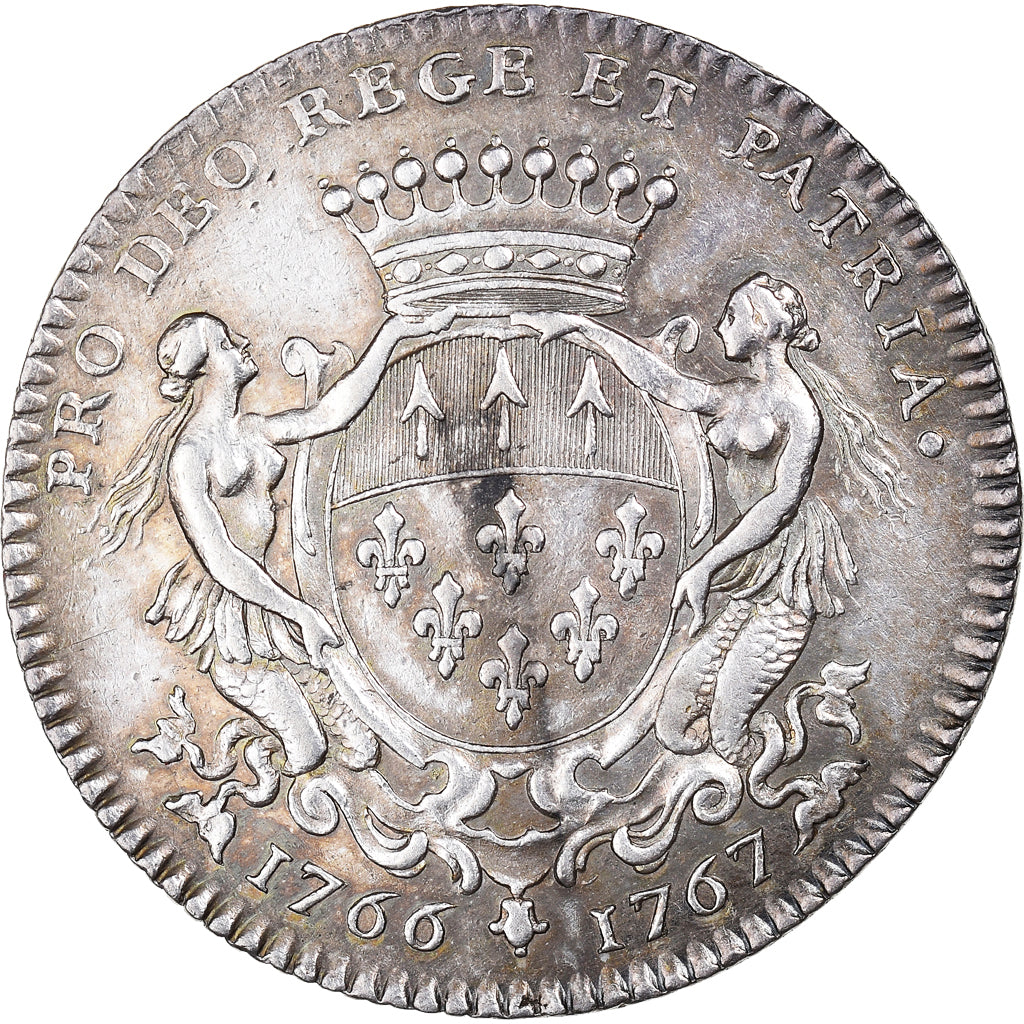 France, Token, Louis XV, Maires de Nantes, François Libault, seigneur de