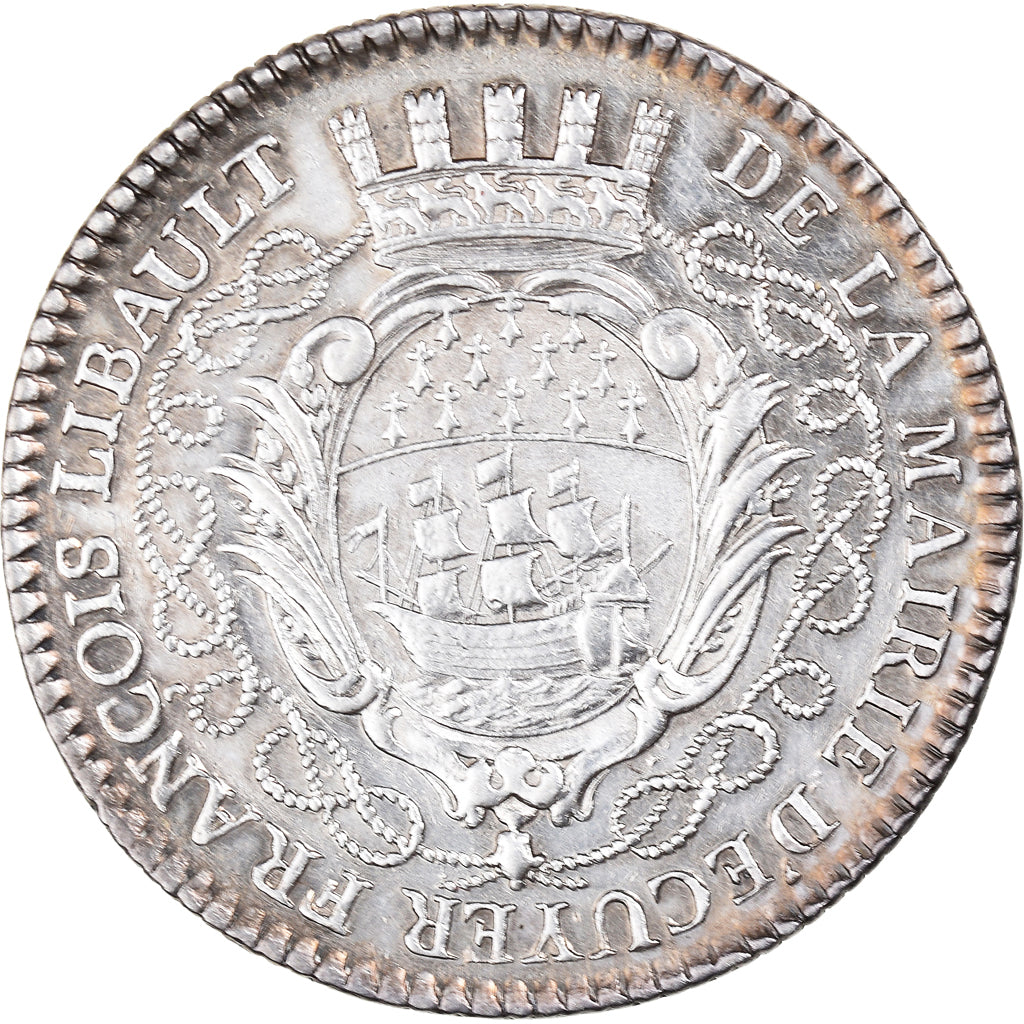 France, Token, Louis XV, Maires de Nantes, François Libault, seigneur de