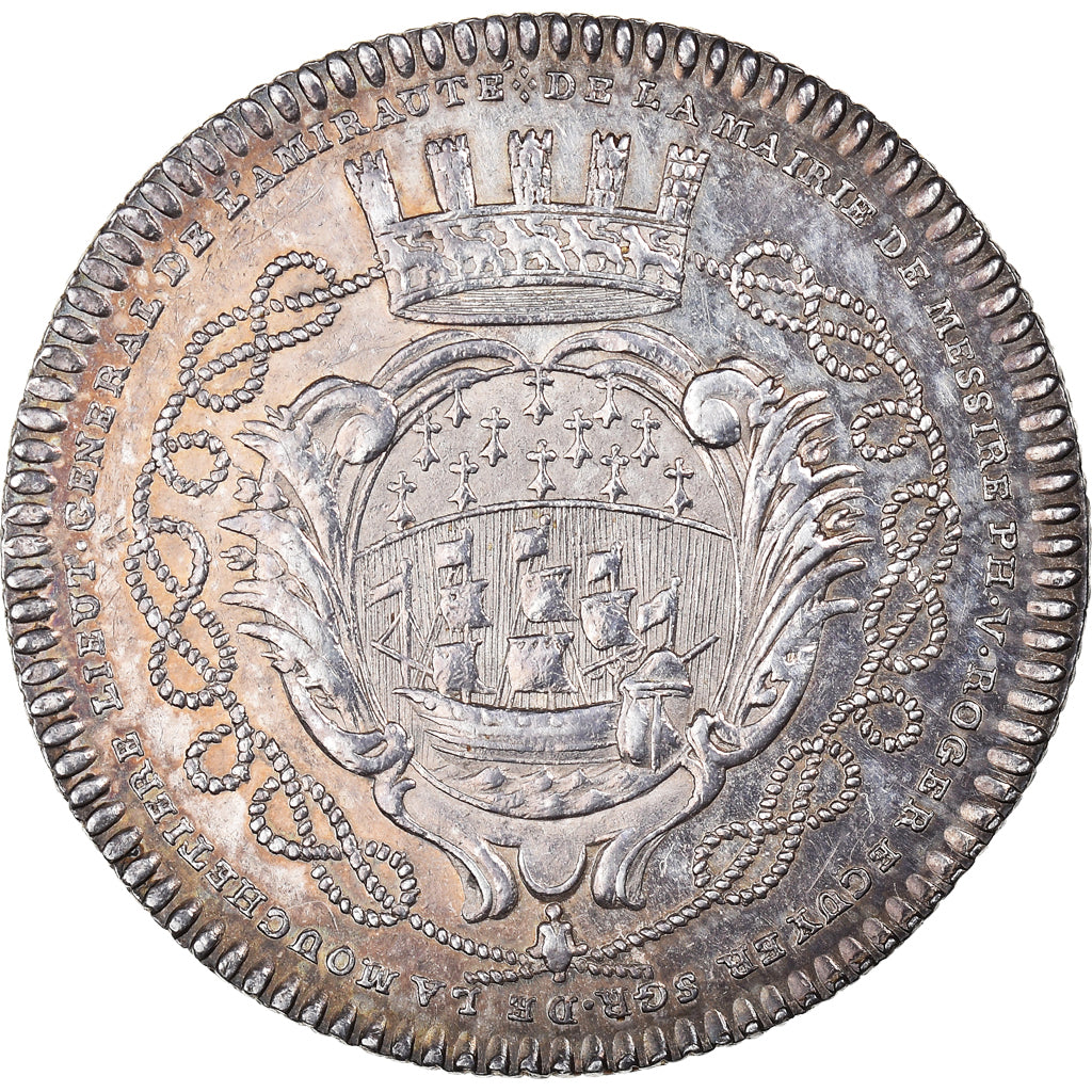 France, Token, Louis XV, Maires de Nantes, Philippe-Vincent Roger, seigneur de