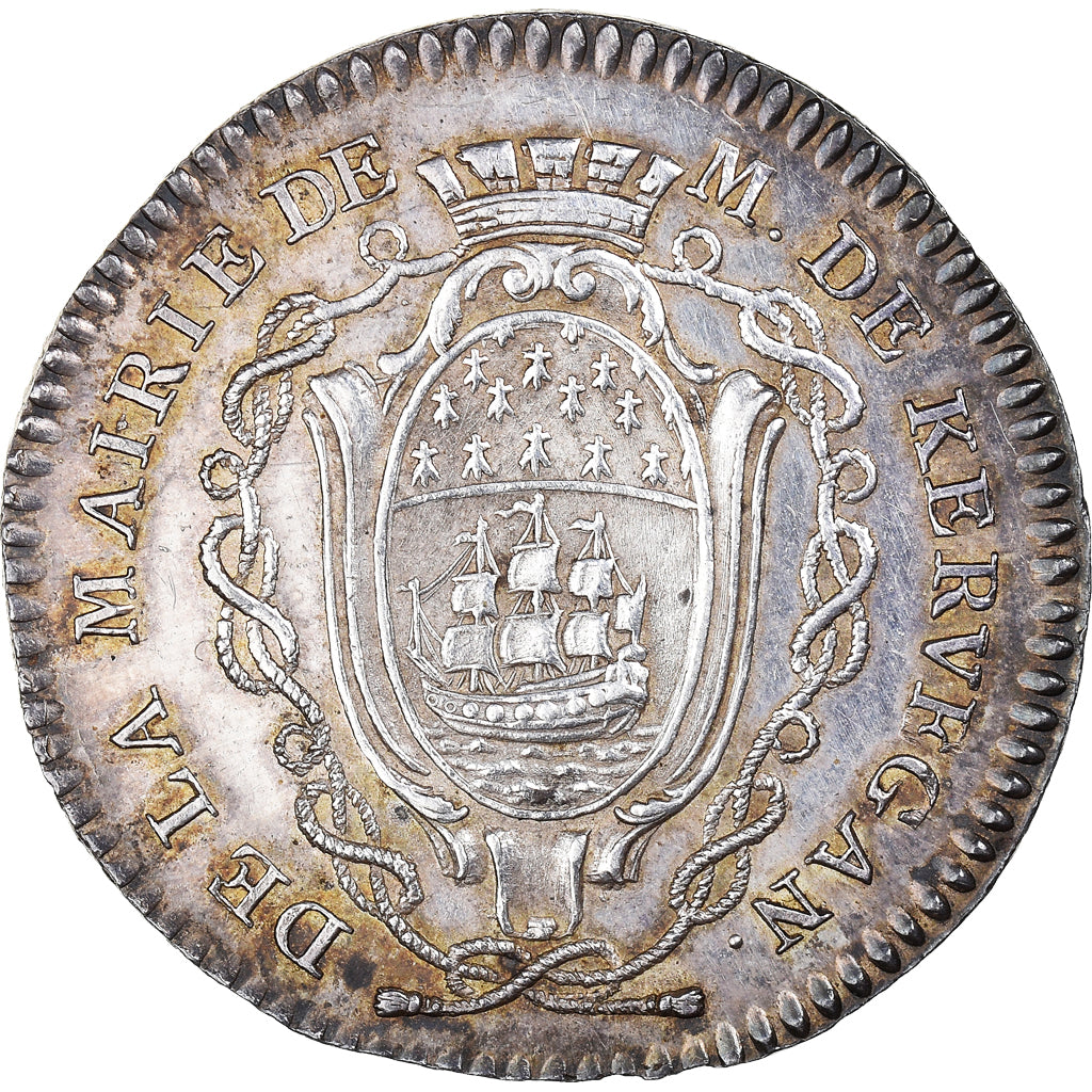 France, Token, Louis XVI, Maires de Nantes, Christophe-Clair Danyel de