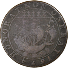 França, Token, Luís XIV, Maires de Nantes, Jean Regnier, sieur de la Souchais