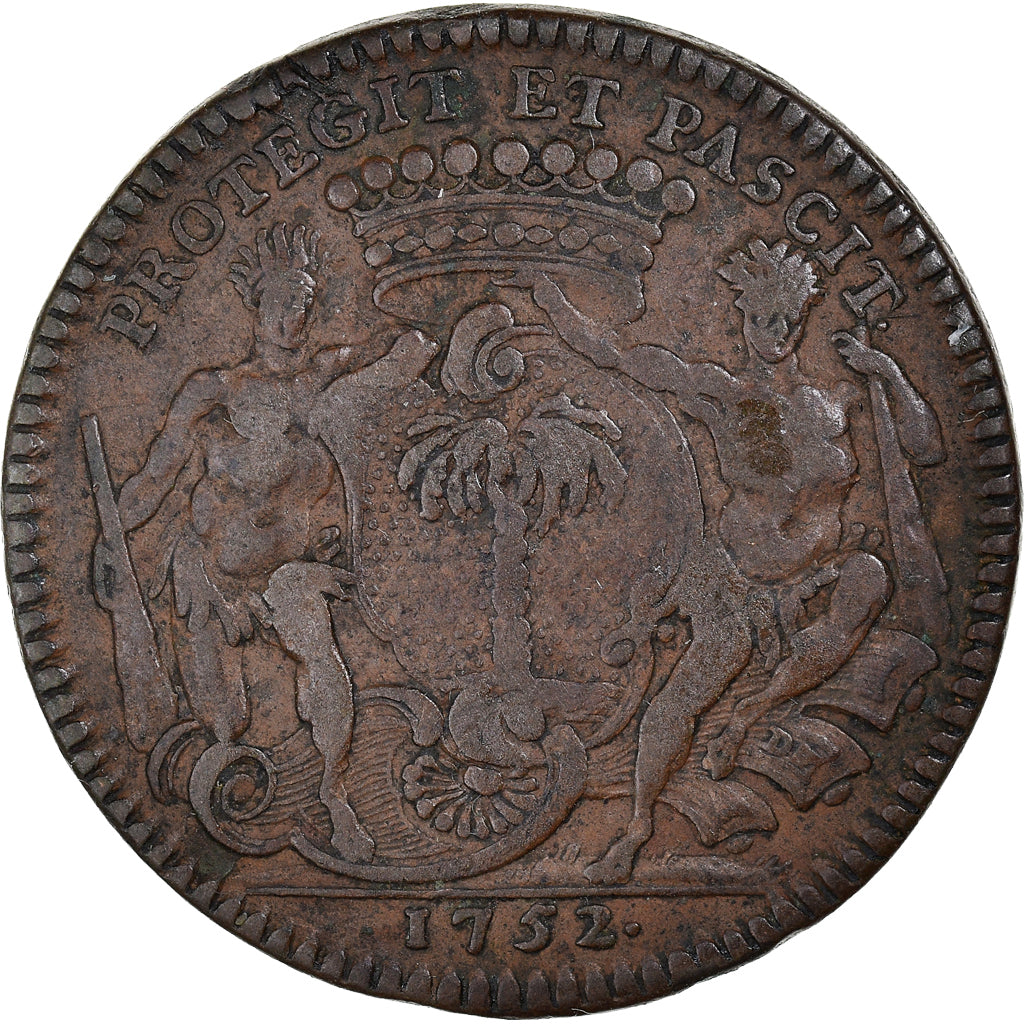 France, Token, Louis XIV, Maires de Nantes, Mathurin Bellabre, History, 1752