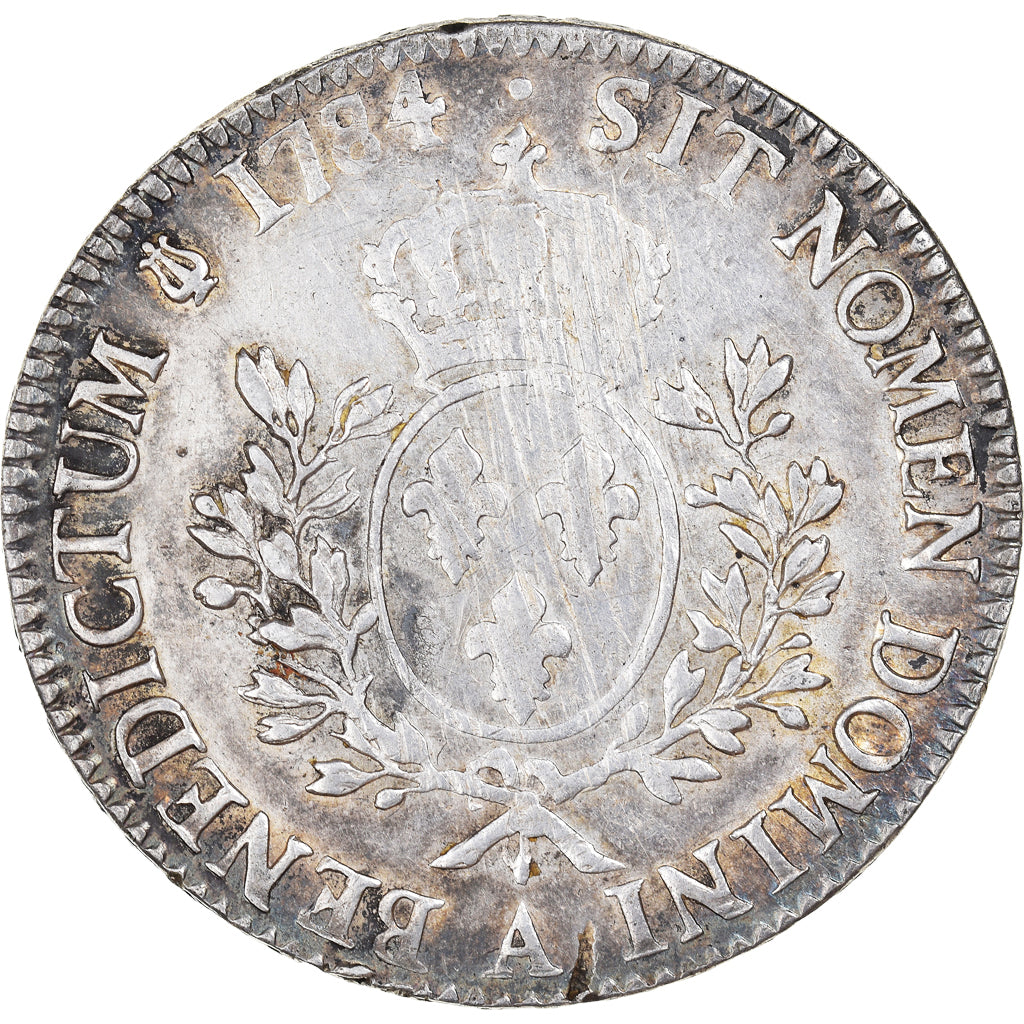 Moneda, Francia, Louis XVI, Écu aux branches d'olivier, Ecu, 1784, Paris, MBC