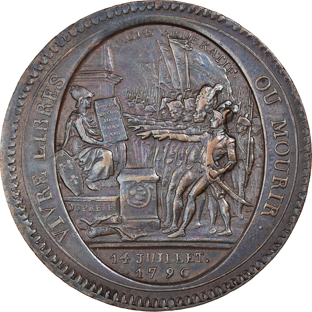Moeda, França, 5 Sols, 1792, Birmingham, AU(50-53), Bronze, KM:Tn31